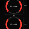 Carbon Fiber Leather Steering Wheel Cover with Anti-Slip Grip