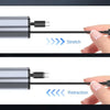 120W 4-in-1 Retractable Car Charger with Dual USB and Type-C Ports