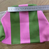 Woven Crochet Hobo Handbag with Colorblock Design