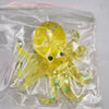 A yellow ocean octopus squishy toy is visible inside a clear plastic bag.