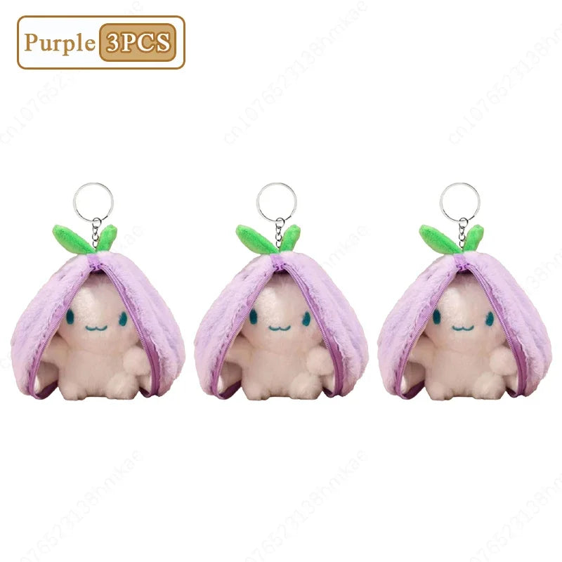 Reversible Easter Bunny & Carrot Plush Toy