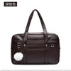 Japanese Preppy PU Leather Shoulder Bag