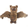 A brown soft plush doll resembling a Minecraft character with small wings.