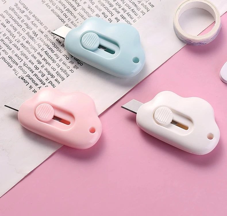 Cloud Mini Safety Cutter – Compact Letter Opener & Box Cutter