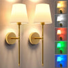 Wireless Rechargeable Wall Lamp with Remote Control