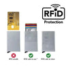 RFID Blocking Card Sleeves (5-Pack) - Anti-Scan & Scratch Protection