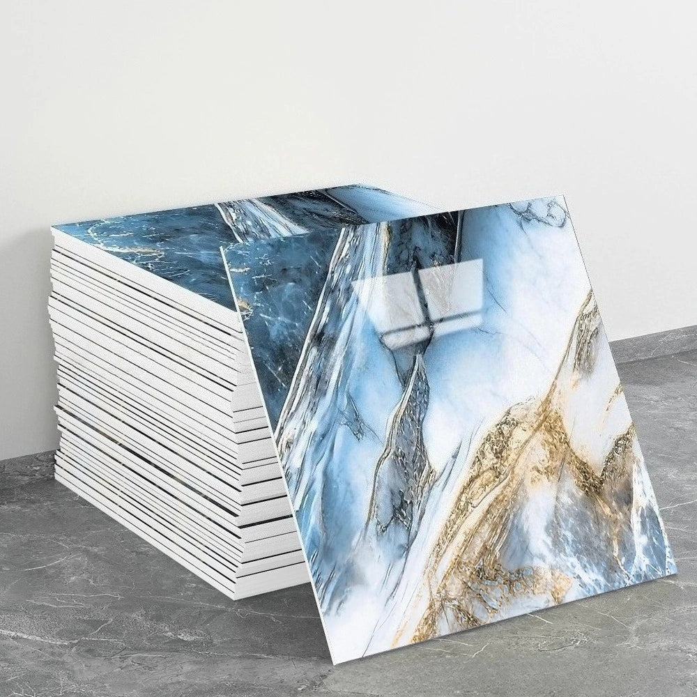 Waterproof Marble Peel and Stick Wall Tiles