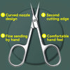 Premium Stainless Steel Cuticle Scissors with Curved Blade
