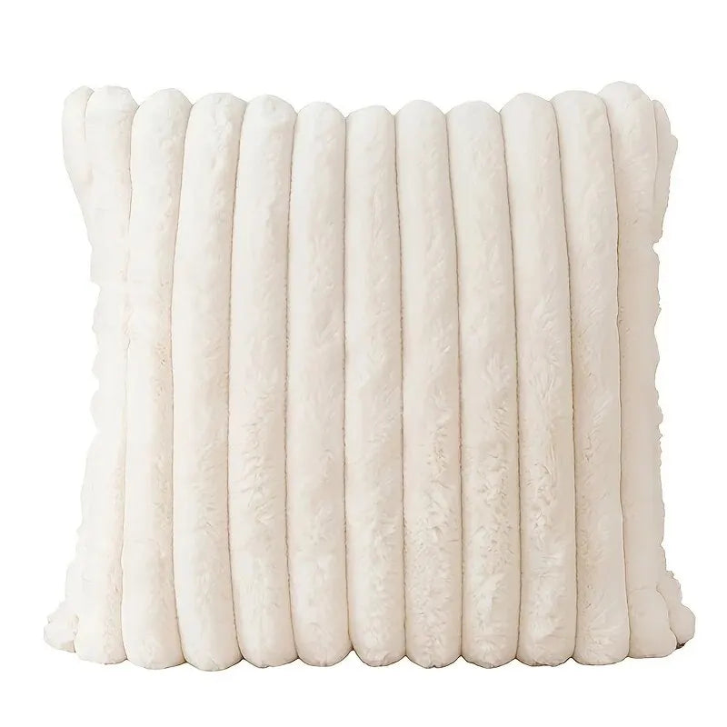 Striped Corduroy Throw Pillow Cover