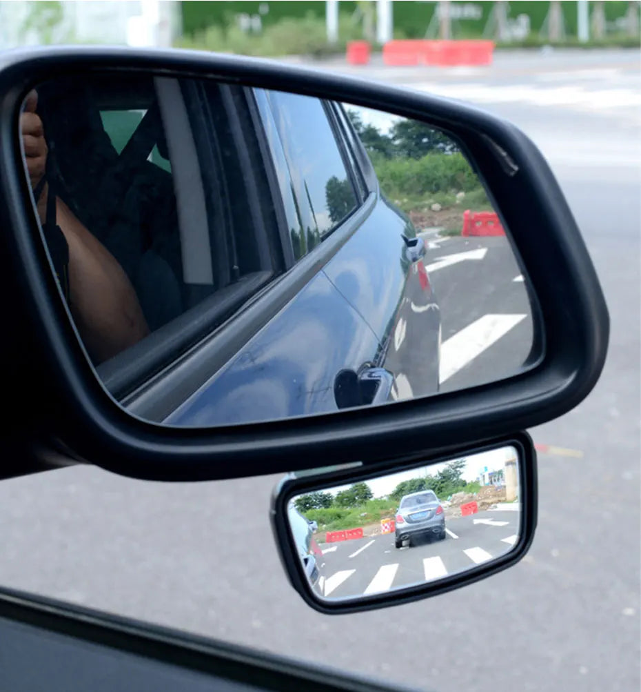 360-Degree Rotating Blind Spot Mirror for Cars