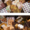 Vintage Mini Envelope Set with Seal Stickers - 40 Pack