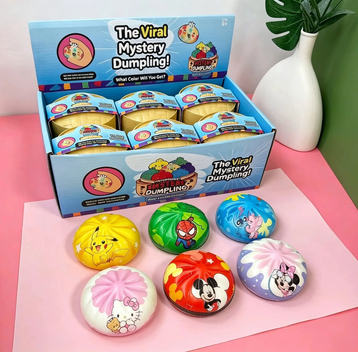 Mystery Dumpling Squishy – Slow-Rise Stress Relief Fidget Toy