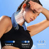 Portable Bladeless Neck Fan with 4000mAh Battery & LED Display