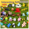 3D Printed Articulated Animal Figurine Set - 50 Piece Surprise Collection