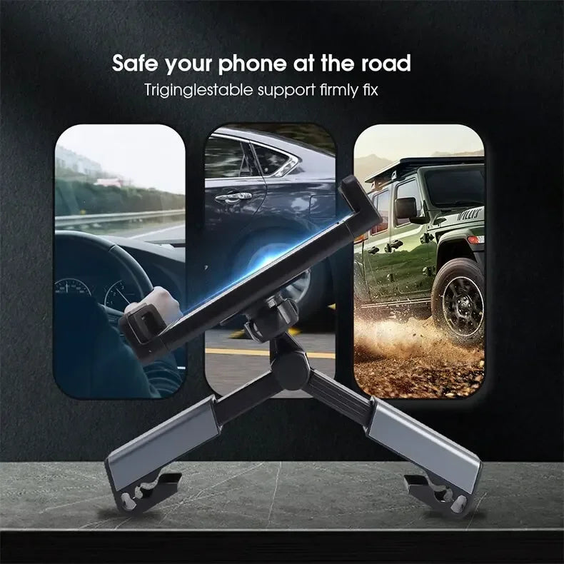 Adjustable Car Headrest Tablet and Phone Mount