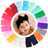 Baby Girl Bow Knit Headbands (Set of 10)