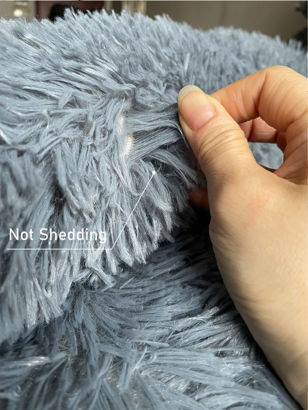 Plush Shaggy Area Rug for Living Room & Bedroom