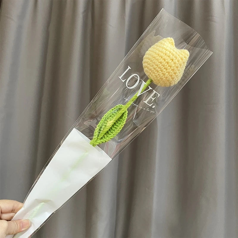 Handmade Crochet Carnation Flower Bouquet