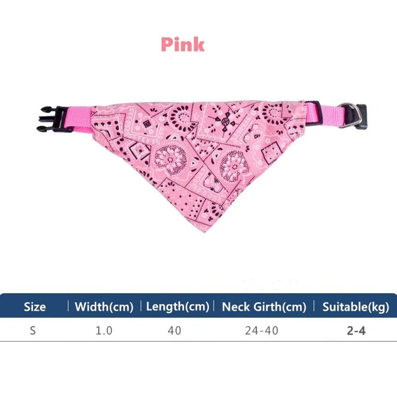 Collar Bandana Ajustable para Mascotas