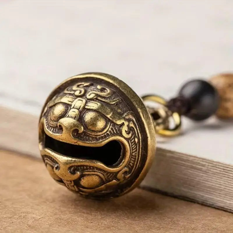 Vintage Alloy Bell Wind Chime Keychain