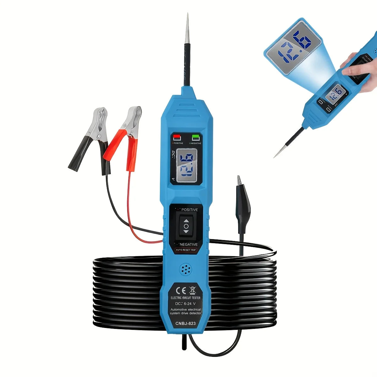 Smart Car Circuit Tester with LED Voltage Display