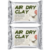 Bag of air dry clay labeled for self-hardening modeling, suitable for sculpting and DIY projects.