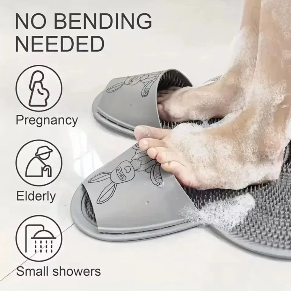 Textured Shower Foot Scrubber & Massage Mat