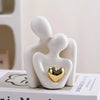 Romantic Embrace Couple Statue