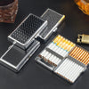 Slim Metal Cigarette Case – Durable & Portable Smoker's Holder