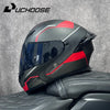 Modular Flip-Up Motorcycle Helmet with Removable Chin Guard