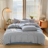 Green Plaid 3-Piece Duvet Cover Set