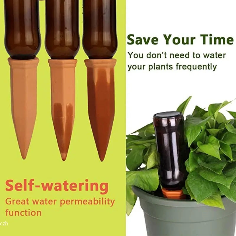 Terracotta Self-Watering Plant Stakes