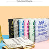 Marble A5 Savings Challenge Binder with 100 Cash Envelopes
