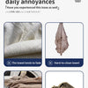 A collection of cleaning cloths showing various issues like fading, staining, and tearing.