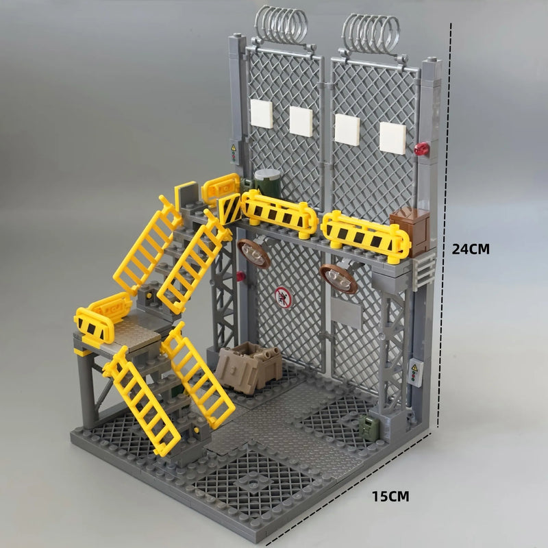Military Tactical Base Building Blocks Set