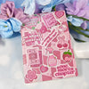 Cartoon Bow Design Insert Cards for Transparent Tablet Cases