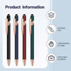 2-in-1 Stylus Pen with Retractable Ballpoint – Pack of 5