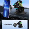 A magnetic car phone mount is shown with an adjustable angle, demonstrating a knob for adjustment and 360-degree adjustabilit