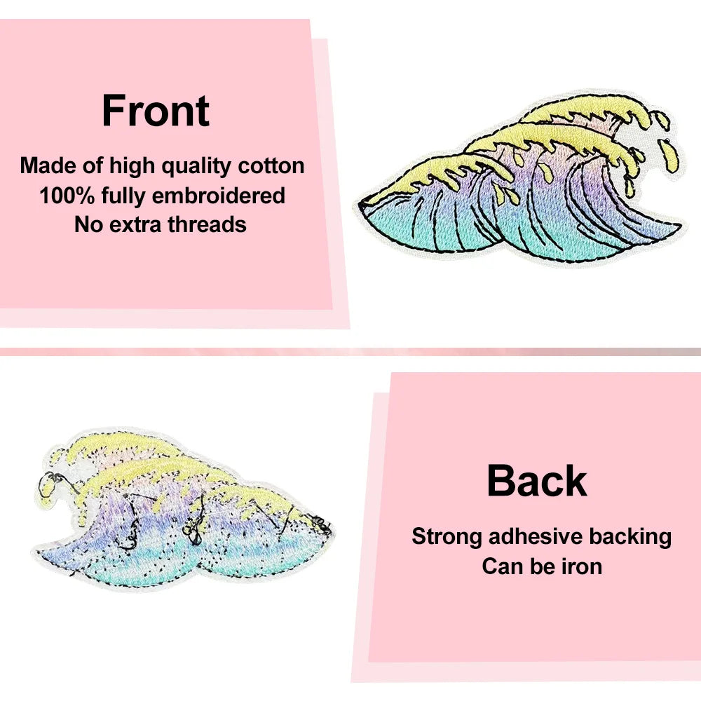 Assorted Cartoon Embroidery Patches for DIY Clothing and Accessories