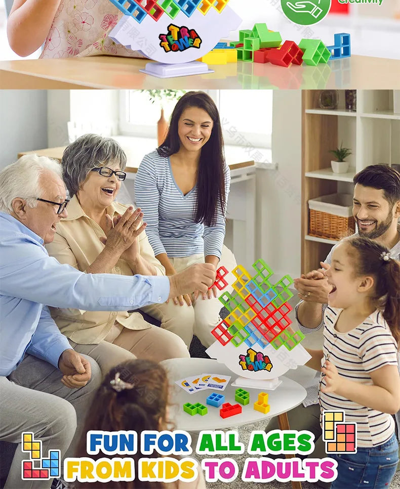 Dinosaur Stacking Blocks Balance Game