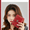 Vintage RFID-Blocking Tri-Fold Wallet with Ample Storage
