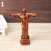 Jesus-Figurine mit Bronzeoptik