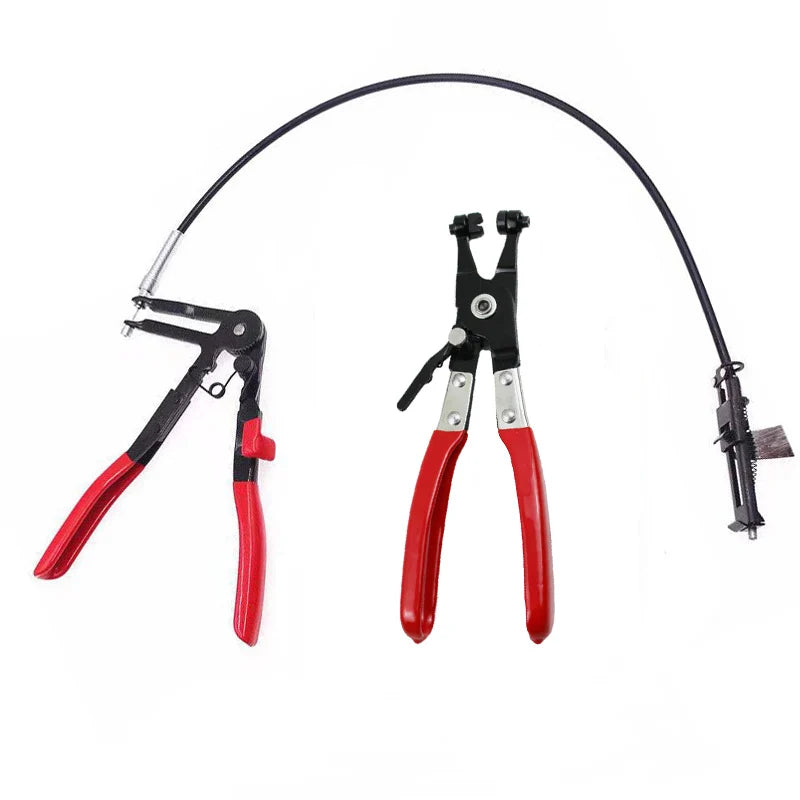 Flexible Long Reach Hose Clamp Pliers Set