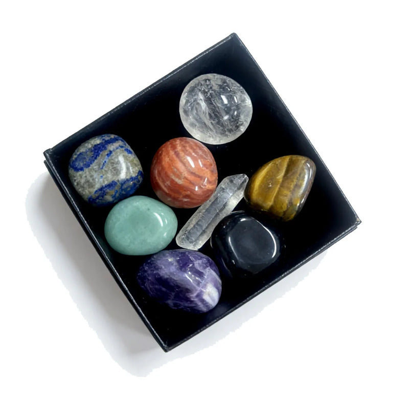 Natural Crystal Gemstone Decor Set