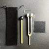 Chakra Healing Tuning Fork Set for Sound Therapy and Meditation