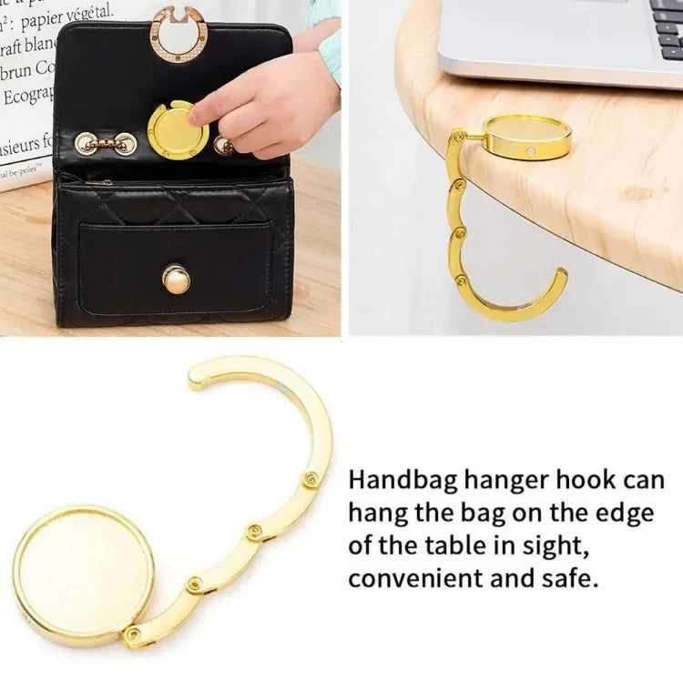 Folding Bag Hook for Travel and Storage