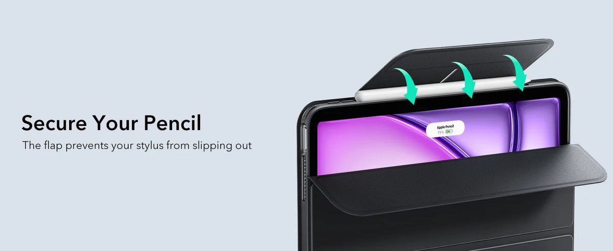 Magnetic Folio Case for iPad Air 11 Inch with Auto Wake/Sleep