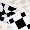 Wooden Geometric Shape Puzzle Blocks with Pattern Cards - Educational Logic Game for Kids