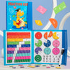 Wooden Magnetic Fraction Learning Book