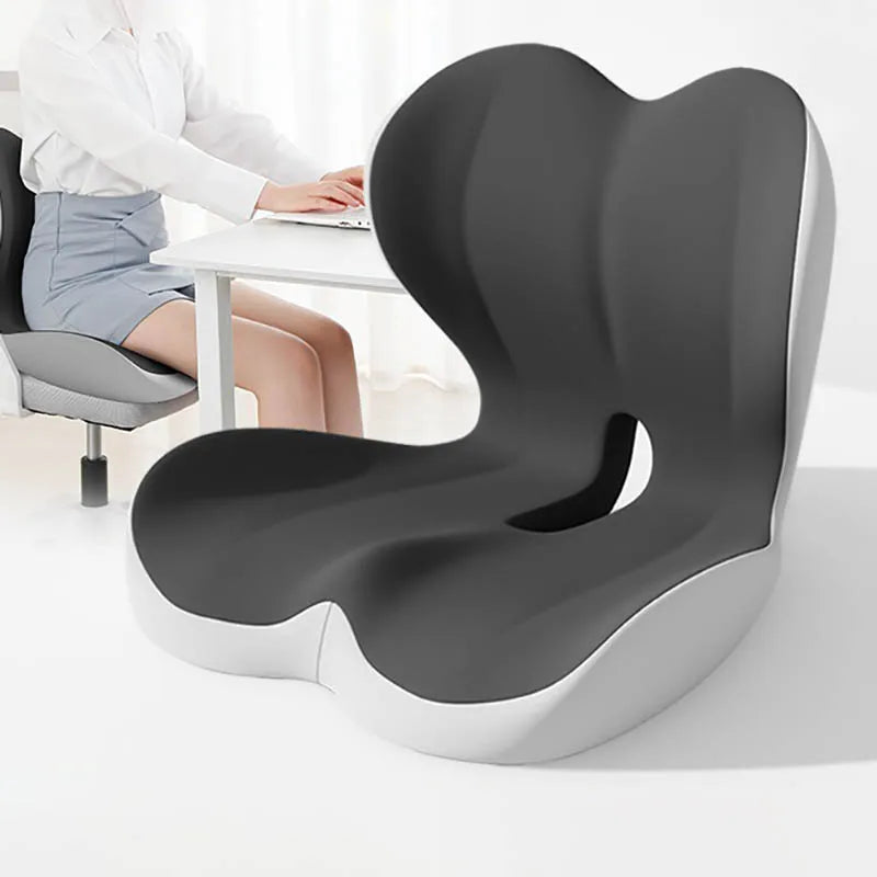 Ergonomic Car and Office Seat Cushion with Lumbar Support